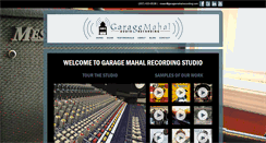 Desktop Screenshot of garagemahalrecording.com